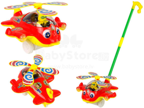 Самолет Пушер Bell Stick Pilot Red
