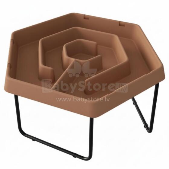 MASTERKIDZ Hexagonal Sand and Water Play Table Labyrinth Adjustable Height
