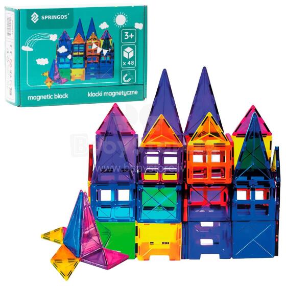 Magnētiskais konstruktors Springos KG0046