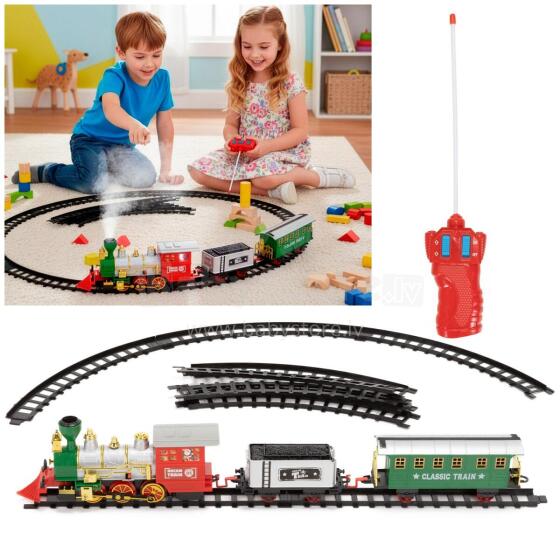 Electric Toy Steam Train with Cars Springos KG0052