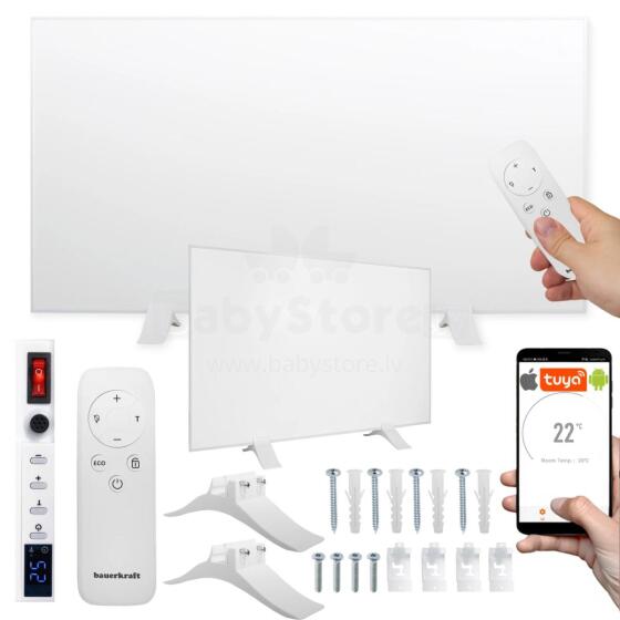 Infrasarkanais sildītājs Sildīšanas panelis FIR 600W WiFi 60x100 cm
