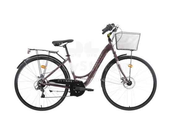 Sieviešu velosipēds RAILWAY LADY 18v 28, Brūns