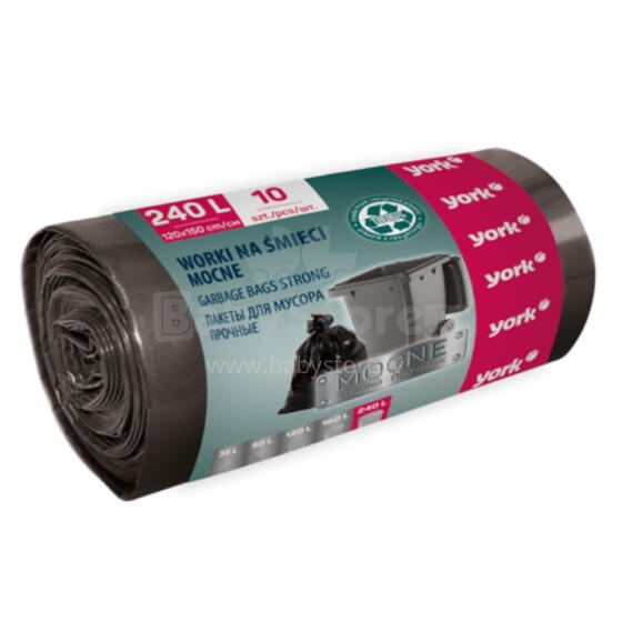 Garbage bags STRONG 240l / 10pcs.
