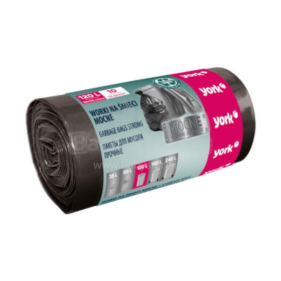Garbage bags STRONG 120 l / 10 pcs.