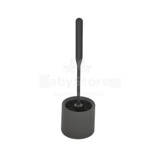 Toilet brush with holder MODERN black