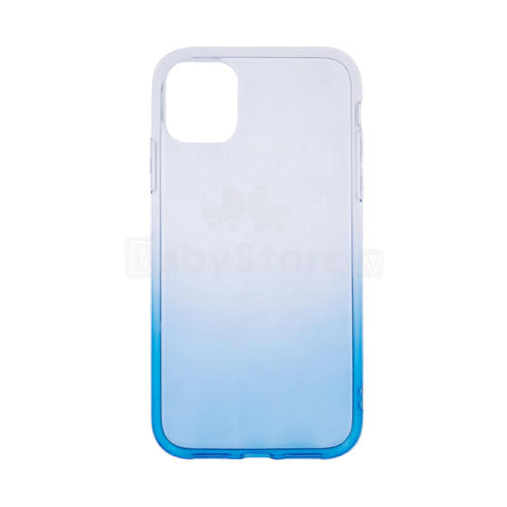 Fusion Gradient case силиконовый чехол для Apple iPhone 13 Pro прозрачно - синий