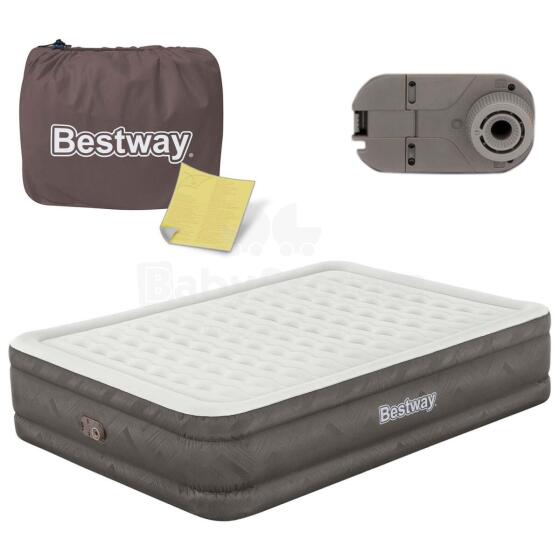 Надувной матрас 203x152x46 см с встроенным электрическим насосом Bestway 69050