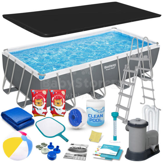 Bestway 56465 rāmis baseins 549 x 274 x 122 cm 17 in 1
