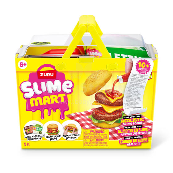 SLIME MART Gatavošanas komplekts - Iepirkumu groziņš "Burgers"
