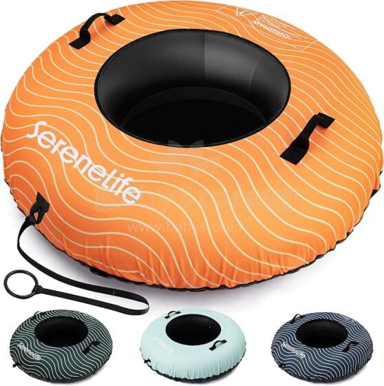 Kids World Snowtube XXL Art.274270 Izturīgas piepūšamas sniega caurules  ar izturīgiem rokturiem ar pārvalku 122cm