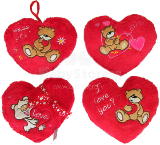 SERCE I LOVE YOU Z MISIEM 4 WZORY