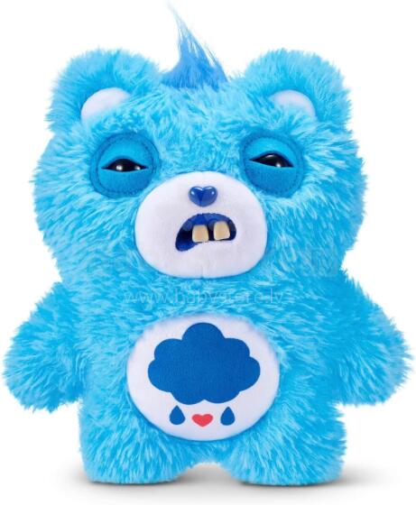 Fuggler Care Bears 23 cm Plush Toy (Grumpy Bear) by ZURU - Funny Ugly Monster Cuddly Toy with Human-like Teeth, Collectable Plush for Children, Teenagers, Adults & Crossover Fans