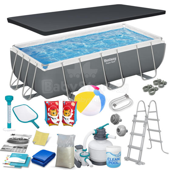 Bestway 56442 404 x 201 x 100 см каркасный бассейн 18 в 1