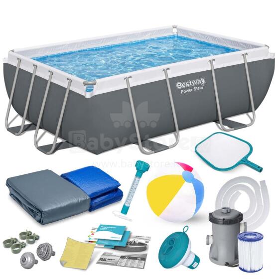Bestway 56629N 282 x 196 x 84 cm Frame Pool 16 in 1