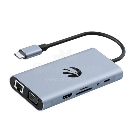Hawk HW-HUB1101 11in1 Adapter USB-C