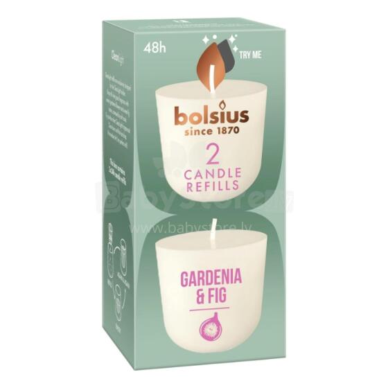 Набор сменных свечей Candles Clean Light, 2 шт., аромат гардении и инжира.