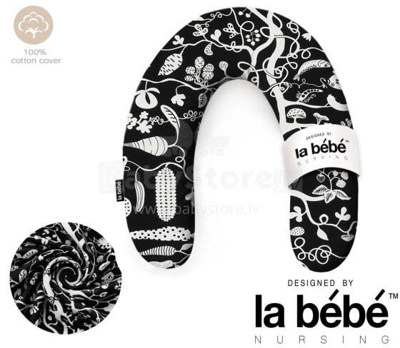 La Bebe™ Rich Maternity Pillow Art.20608144 Nordic Nigh. Nursing Pillow 30x104 cm