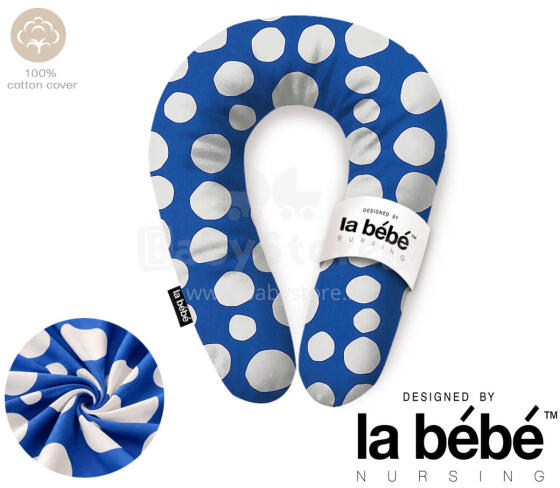 La Bebe™ Snug Maternity Pillow Art. 80579822 Nordic Stones. Pillow for Baby Sleep & Feeding, 20×70 cm