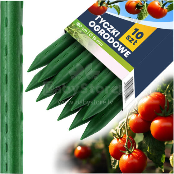 Plant Stakes 180 cm Plonos PL-940 green 10 pcs