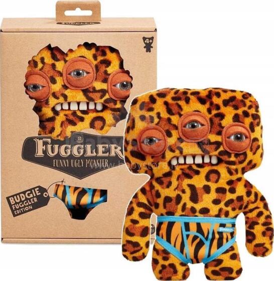 Fuggler Annoyed Alien (Leopard) 23cm - Exclusive Underoo Mcgoo by ZURU от Зуру «Забавный уродливый монстр» — рыжий, детская игрушка