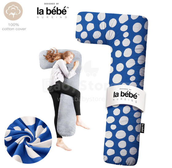 La Bebe™ Flopsy Pillow Art. 80579822 Nordic Stones. Cotton Nursing Maternity, 180 см