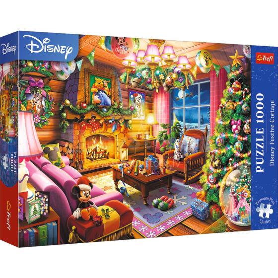 TREFL DISNEY Premium Plus Пазл Рождественский домик, 1000 шт.