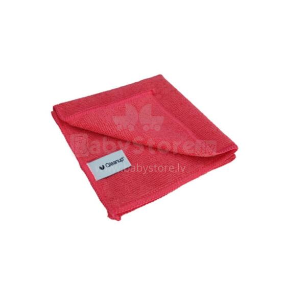 Microfiber cloths 250gsm, 30x30, 10 pcs. QLEANUP red