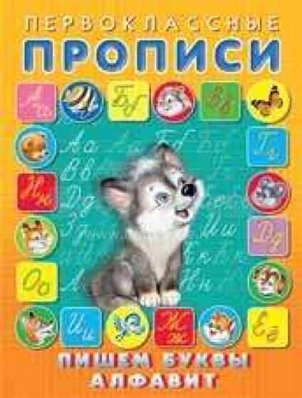 Kids Book Art.27557  Būrtnīca . Rakstiet burtus, alfabētu