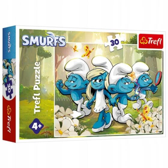 TREFL 18317 Puzzle 30 Smurf Adventures