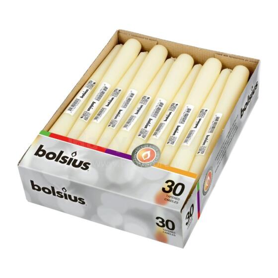 Table candle 1pc. 245/24mm beige