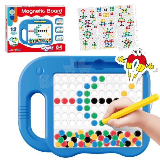 Магнитная доска WOOPIE для детей Montessori MagPad Слон - Набор из 12 предметов