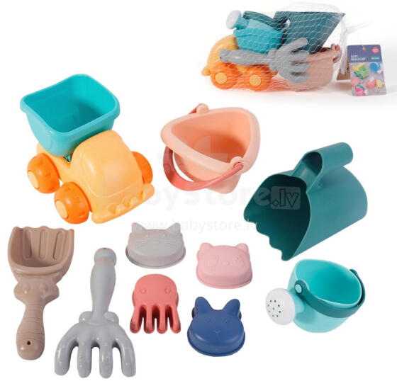 WOOPIE Sand Set with Car 10 pcs