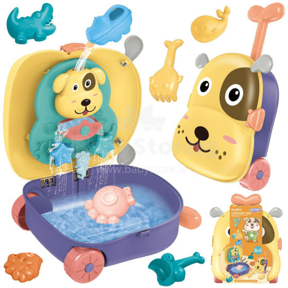 WOOPIE 3-в-1 набор песка чемодан для собак + водная игрушка - 8 шт.