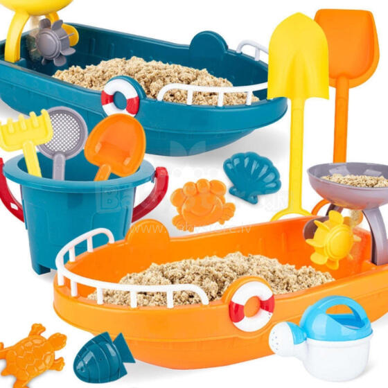 Игрушечная лодка WOOPIE с аксессуарами для песка и воды