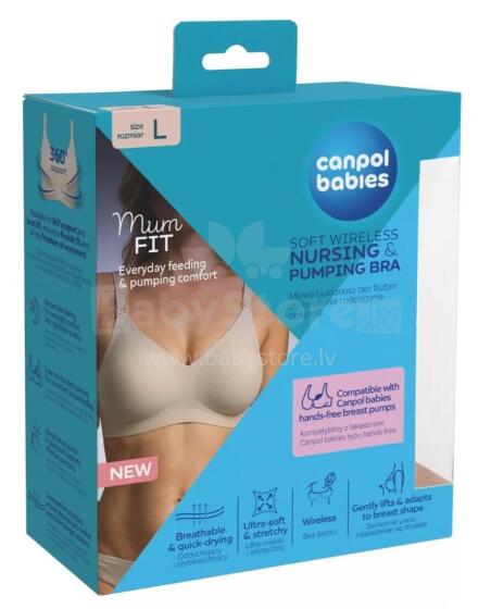 CANPOL 78/015 MumFit barojošā un pumpēšanas krūšturis L