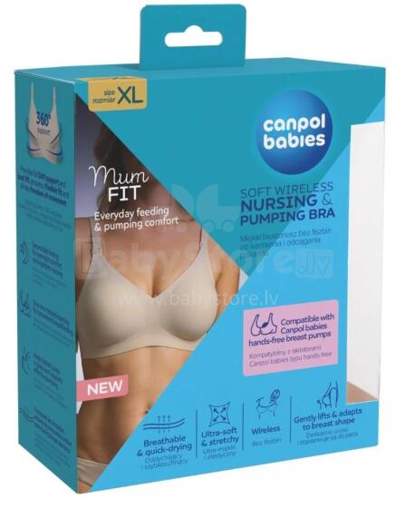 CANPOL 78/016 Mum Fit Nursing and Pumping Bra XL