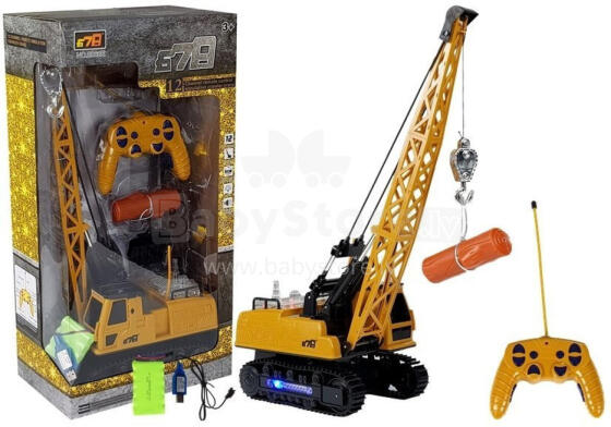 R/C Crāns ar pārvietojamu roku un gaismām