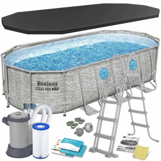 Bestway 56716N rāmis baseins 549 x 274 x 122 cm