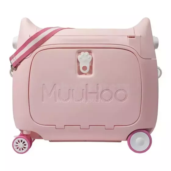 Multifunctional Children Luggage  Suitcase Art.276172 Pink  Чемодан-сиденье на колесах 3 в 1
