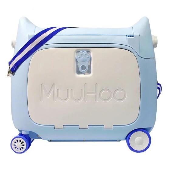 Multifunctional Children Luggage  Suitcase Art.276173 Blue  Чемодан-сиденье на колесах 3 в 1