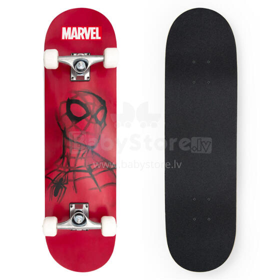 BIG WOODEN SKATEBOARD SPIDERMAN RED