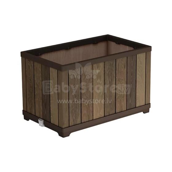 Puķu pods Deco Rectangle Planter Walnut