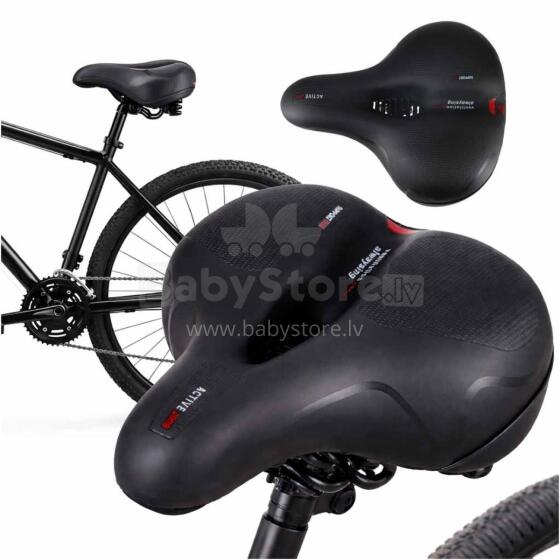 Ikonka Art.KX2869 Elastīgs putuplasta velosipēda sēdeklis ar atstarotāju