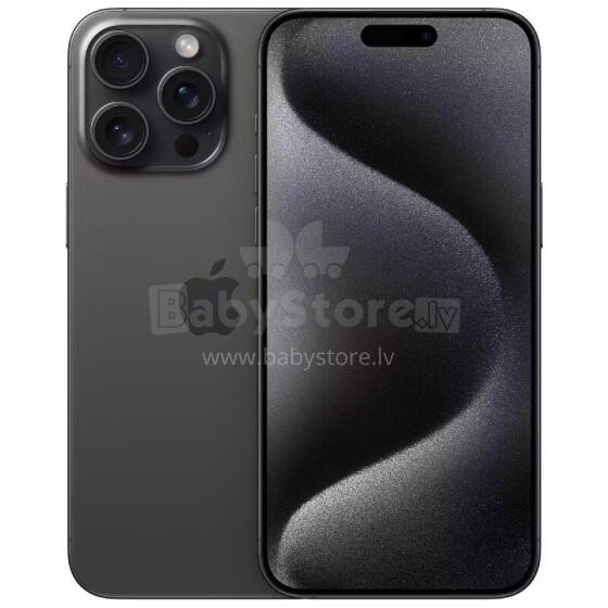 Apple iPhone 15 Pro Max 256GB Black Titanium Prece no ekspozīcijas. Garantija 1 gads