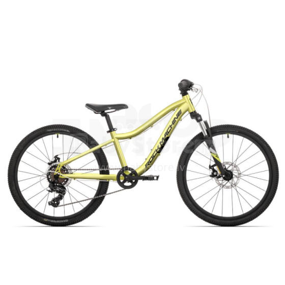 Подростковый велосипед Rock Machine Storm Jr. 24 Sulfur Yellow (Размер колеса: 24 Размер рамы: 12)