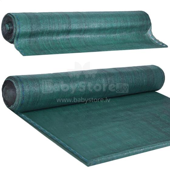 Затеняющая сетка Springos SN0037  185 г/м2 1,5х50м 200 Кабельных стяжек зеленая