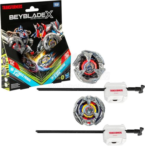 Beyblade X Transformers Collab Optimus Primal 3-60F Art.276956  Virpuļdisks komplekts,2 gab
