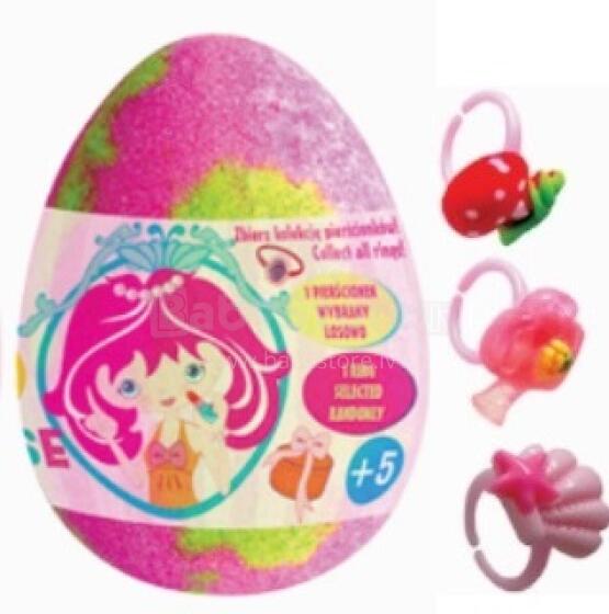 Fizzing egg bijou surprise orange