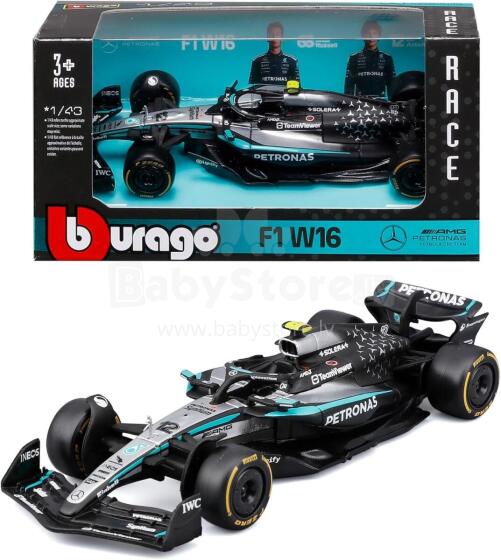 Bburago F1 Mercedes-AMG W16 2025 #12 Antonelli Масштаб 1:43 art.277045