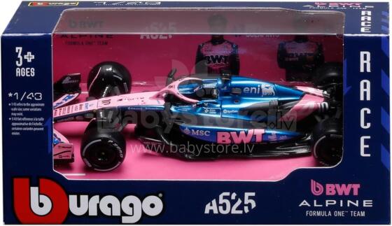 Bburago F1 BWT Alpine A525 2025#10 Gasly Diecast modeļa automašīna 1:43 art.277049
